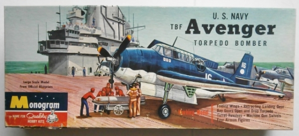 MONOGRAM PRE BLUE BOX Aircraft Model Kits PA31 TBF AVENGER